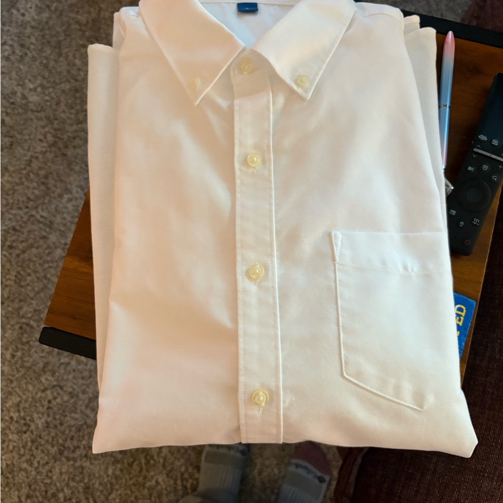 Classic White Men's Shirt